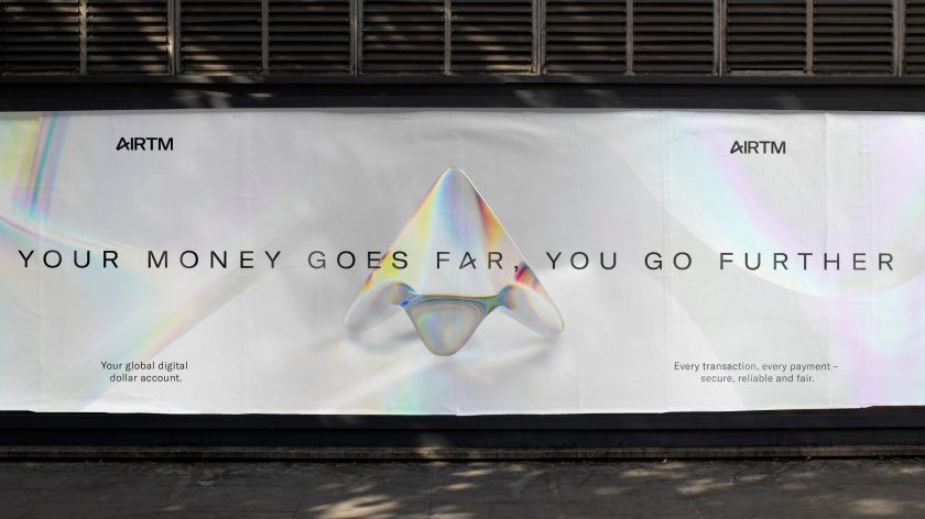 DesignStudio shines a light on the possibilities of fintech with new identity for Airtm