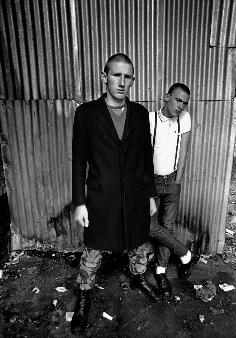 Skinheads, Petticoat Lane, East London 1979