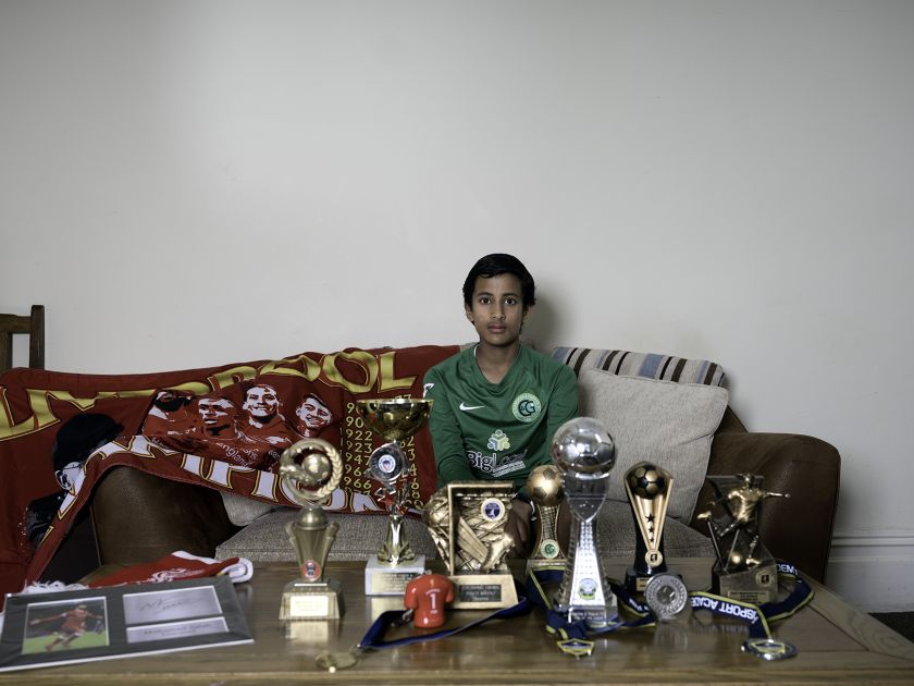 Photographer Inzajeano Latif's latest series highlights the challenges faced by young South Asian footballers