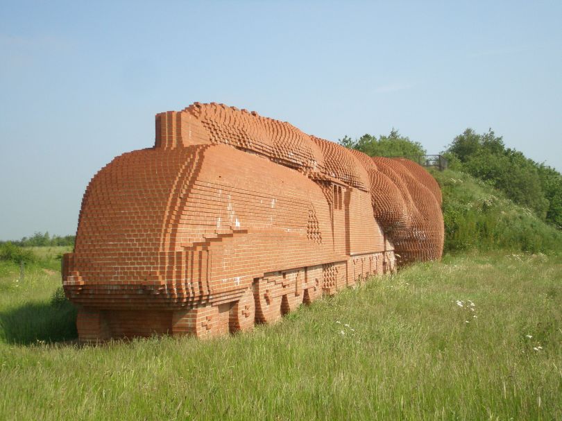 Darlington’s grand Brick Train is one of his most recognisable works