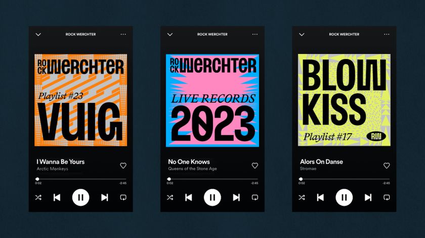 Tin's designs for Belgium's biggest music festival marry contemporary vibes with a nod to '70s rock lineups