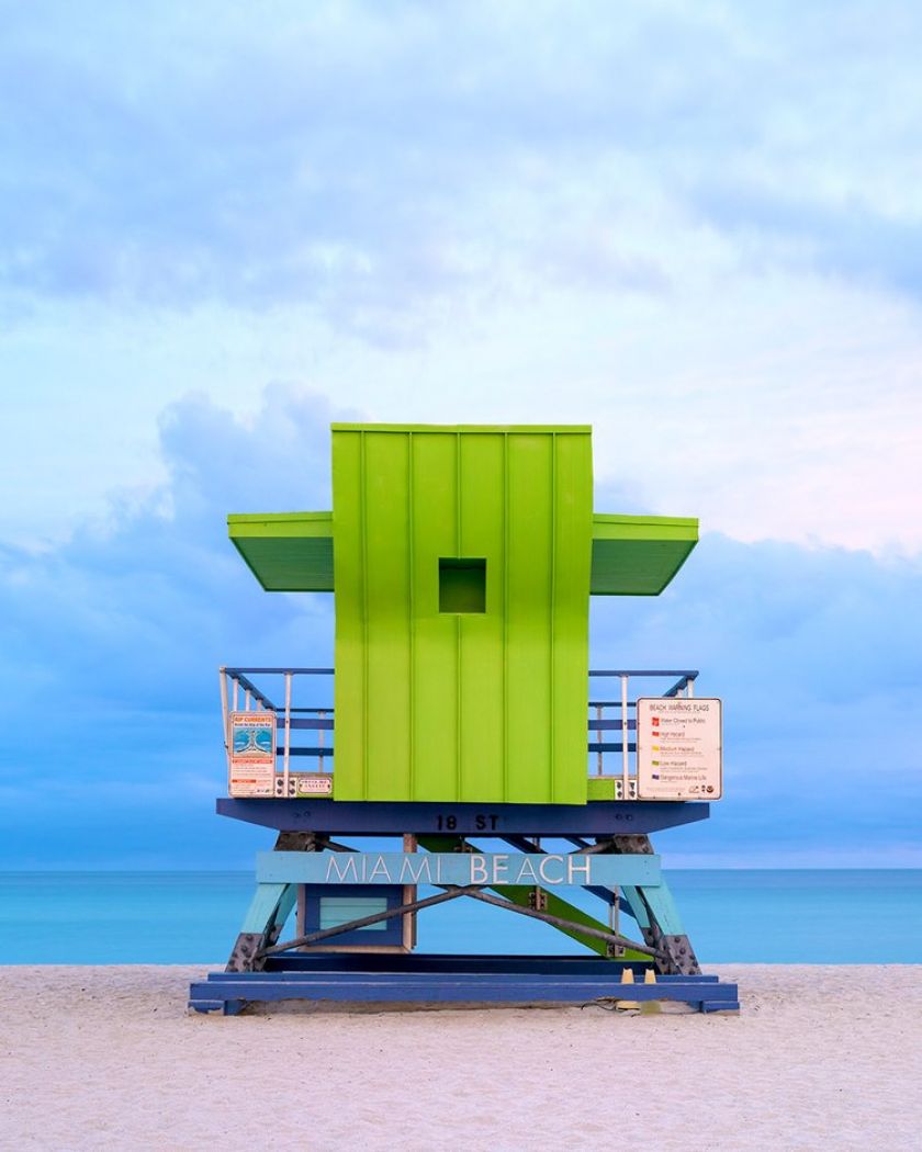 From the series, Lifeguard Towers: Miami © Tommy Kwak