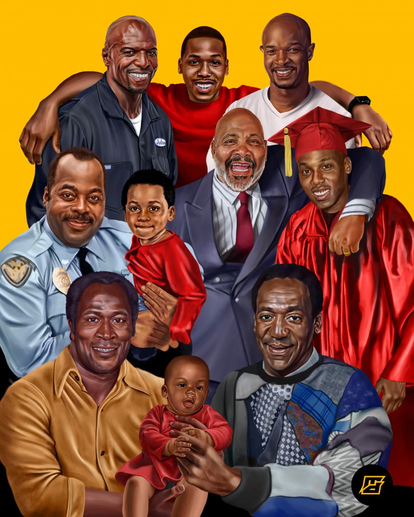 My TV Dads © Michael Jermain Doughty