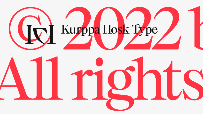 Kurppa Hosk aims to help brands stand out by launching its own type foundry, KH Type