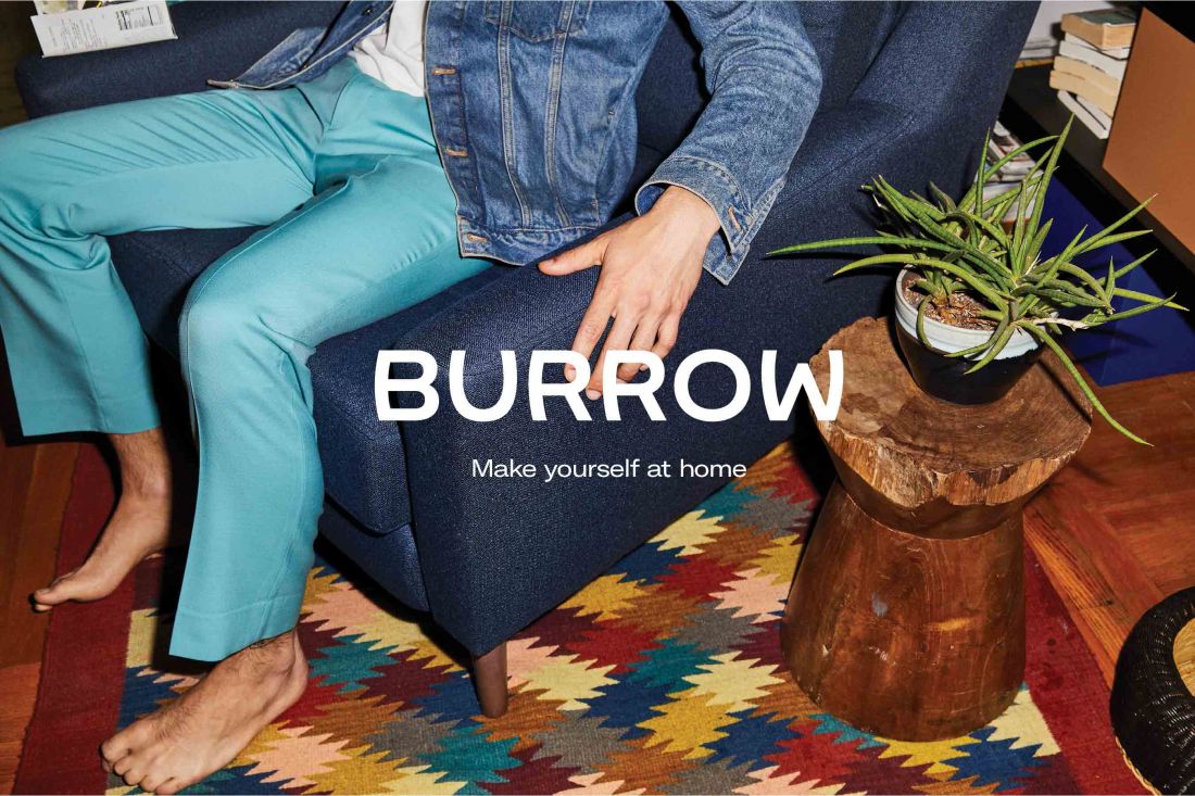 Placeholder’s mid-century inspired typeface for furniture brand Burrow ...