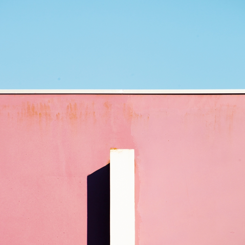 Geometric, minimalist photography of pastel coloured buildings by ...