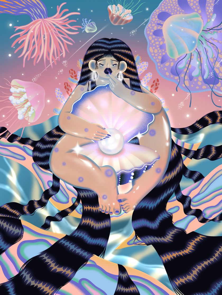 Chinese legends and feminism collide in Wei Wu's dreamy illustrations