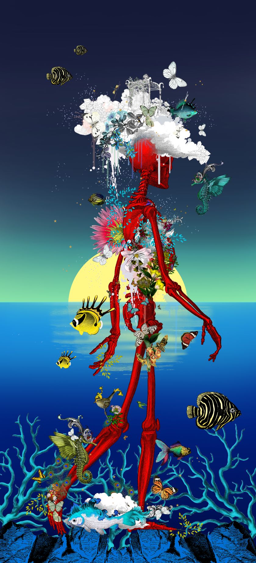 Collage artist Kristjana S. Williams shakes up the medium with her new auto-generated collection