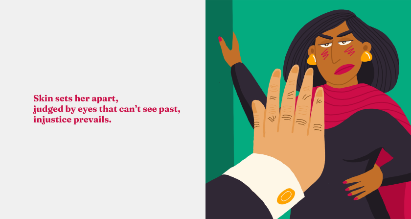 Illustrator Justyna Green confronts the issues facing women in a series of ChatGPT-generated haikus