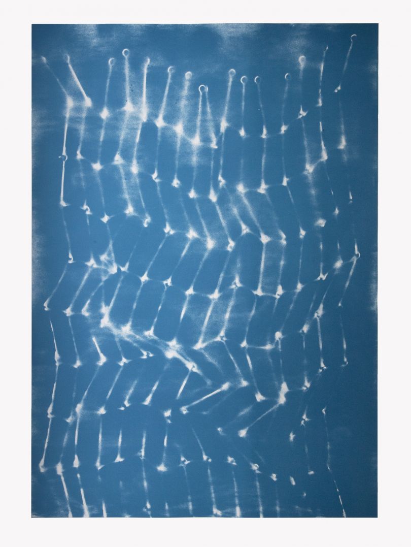 Mona Hatoum – Bed Springs (blue) © Mona Hatoum. Courtesy Worton Hall Studios