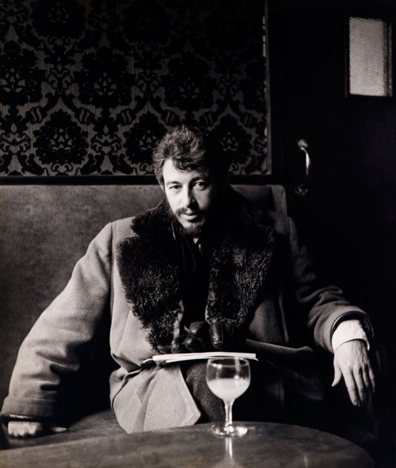 J. P. Donleavy, author and playwright, Soho, 1950s