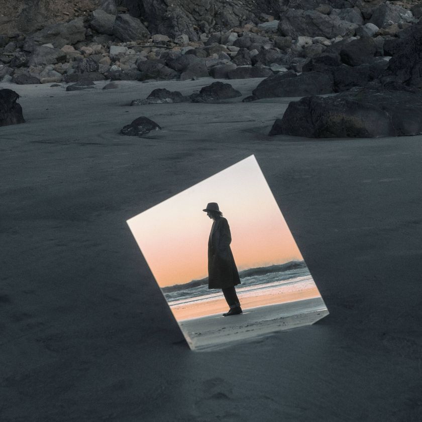 Artwork by Elliott Lee Hazel (creative direction) and Aaron Alan Mitchell (photography and layout) for Weather Alive by Beth Orton