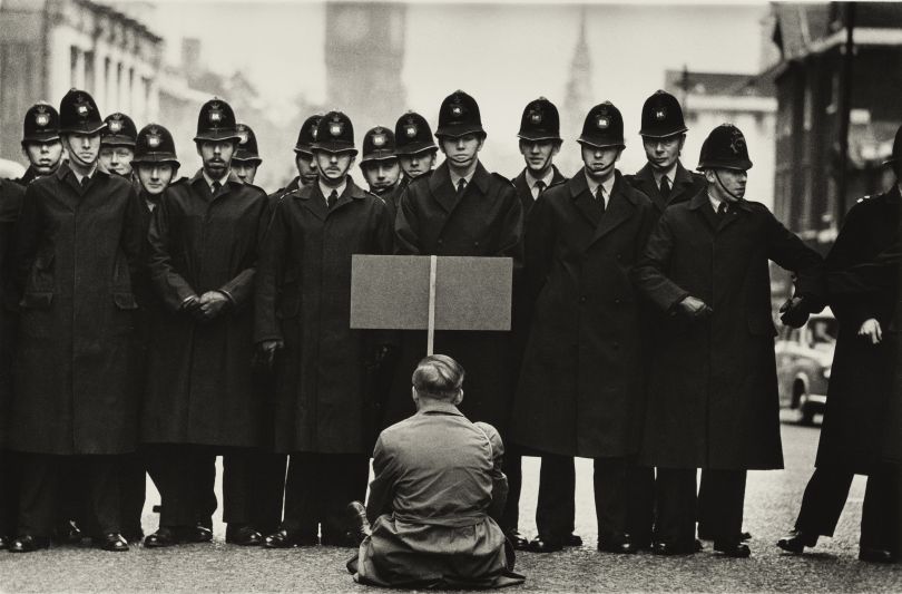 Protester, Cuban Missile Crisis, Whitehall, London 1962 © Don McCullin