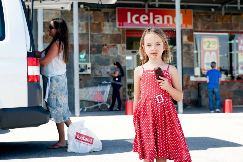 Francesca was born in Spain and is schooled in the Spanish education system; she is also a British citizen. She enjoys chocolate ice-lollies from the Iceland store that her mother occasionally visits to purchase British goods. All images courtesy of the artist. Via Creative Boom submission.