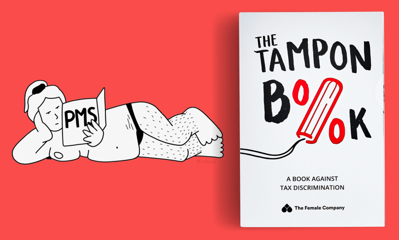 Instalaciones educar Personal The creative team railing against the tampon tax by hiding sanitary  products in a beautifully illustrated book | Creative Boom