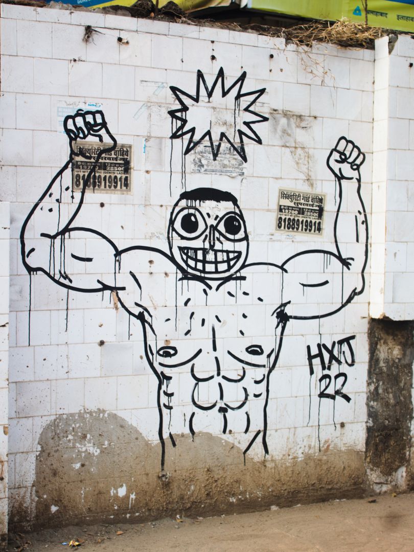 Graffiti Tag in Mumbai © Revant Dasgupta