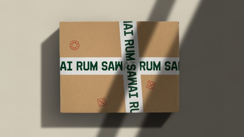Studio DRAMA reimagines chai-spiced rum brand SAWAI