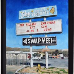 Bob Dylan, Abandoned Drive-In, Yucca Valley, 2017