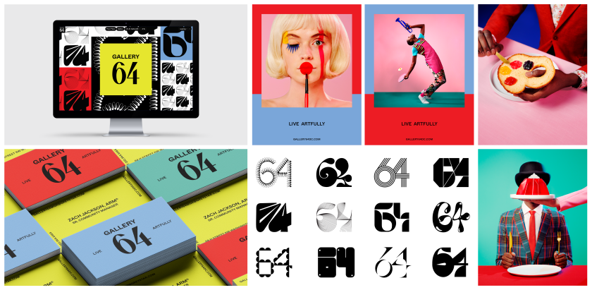 Design Army shakes up the real estate market with arty advertising for Gallery 64