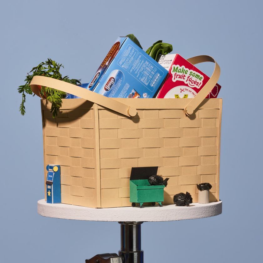 Paperville: Food meets paper craft in this adorable series of miniature Duck buildings