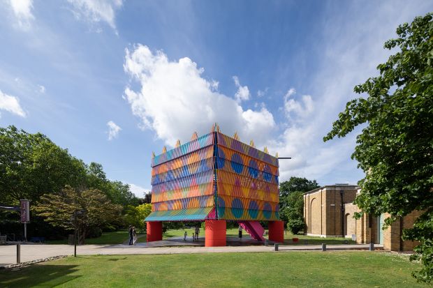 Colour Palace by Yinka Ilori at Dulwich Picture Gallery, London Festival of Architecture 2019 © Adam Scott