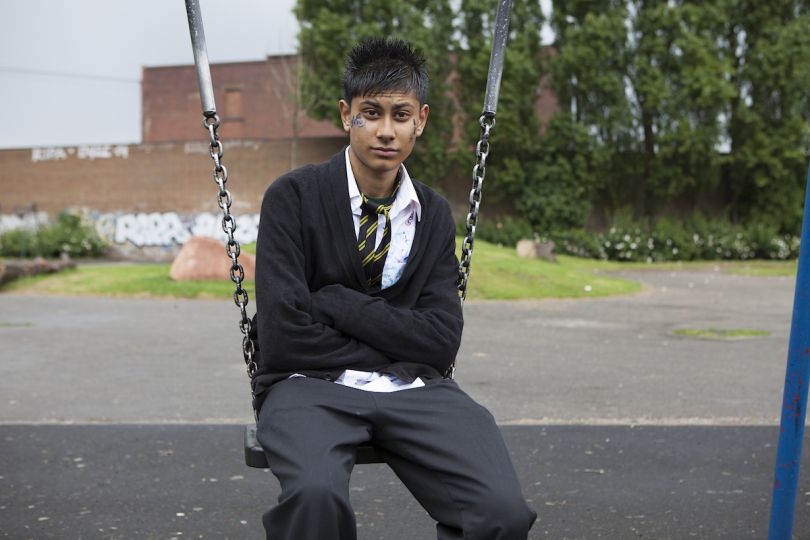 Mahtab Hussain Teenager, swing and last day at school from the series You Get Me? 2010 Courtesy of the artist