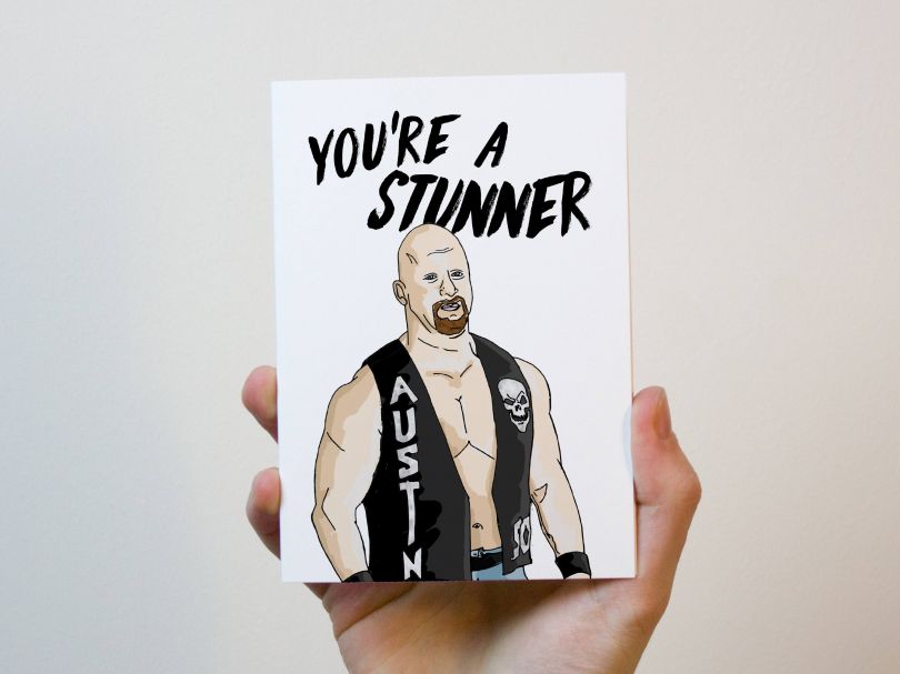 Priced at £2.75 | [Buy the card](https://www.etsy.com/uk/listing/515465460/stone-cold-steve-austin-card-love-card?ga_order=most_relevant&ga_search_type=all&ga_view_type=gallery&ga_search_query=valentines%20card&ref=sr_gallery-4-25)