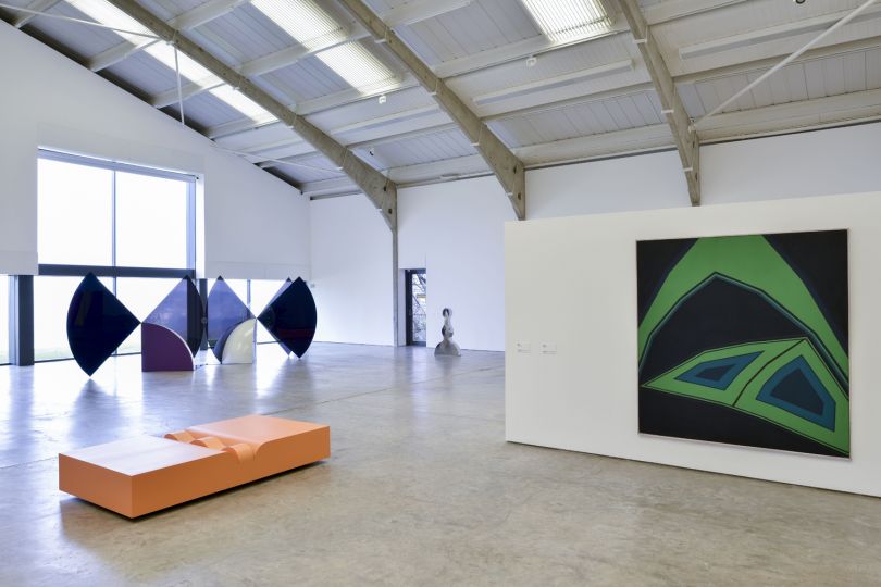 Kaleidoscope: Colour and Sequence in 1960s British Art, installation views at Longside Gallery, Yorkshire Sculpture Park © artists and estates. Photo: Jonty Wilde