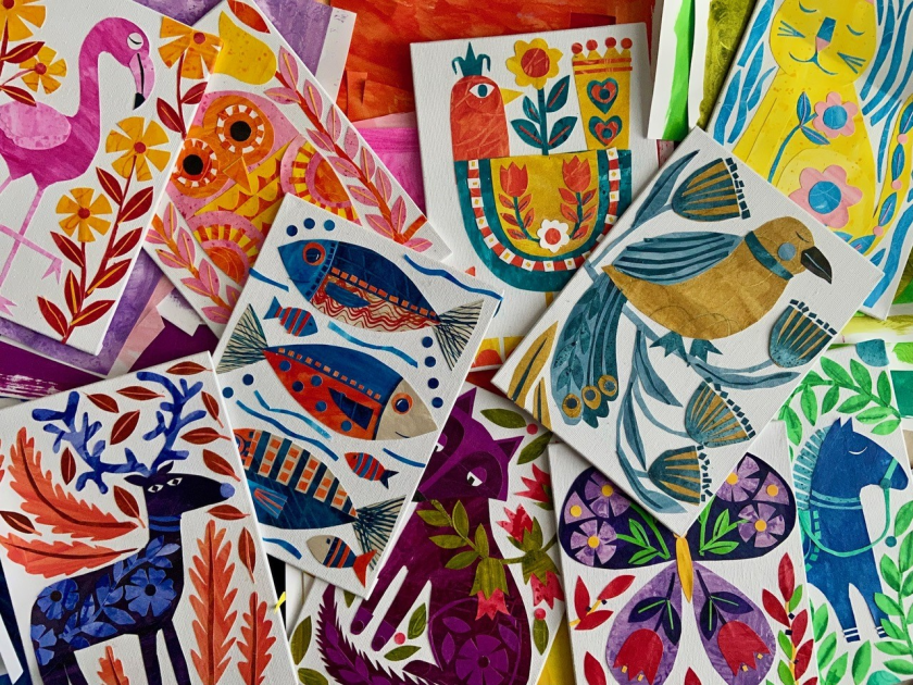 Tracey English on rediscovering her creativity, making collages, and the benefits of artistic challenges