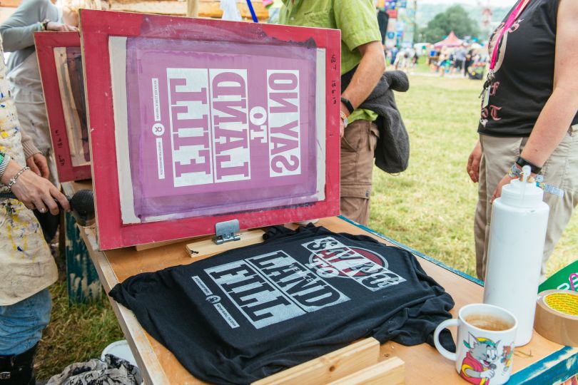 your old t-shirt new life with a screen-printed design courtesy of Anthony Burrill | Creative Boom