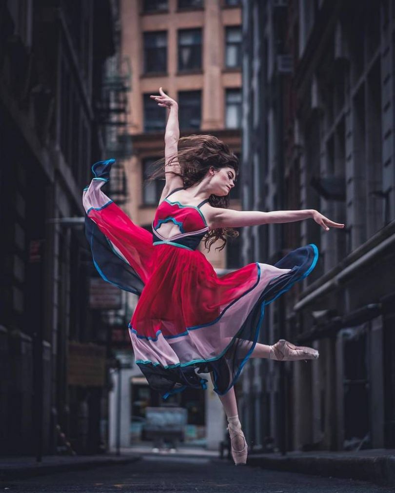Street Ballet: captures ballet dancers leaping all over New York City | Creative Boom