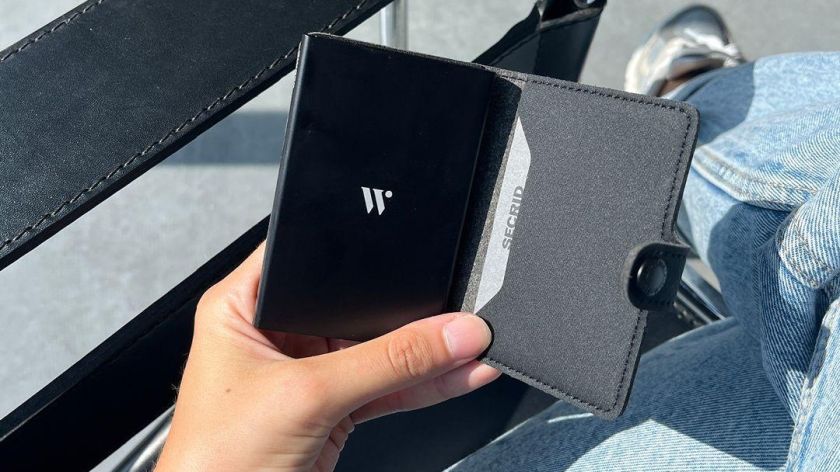 This wallet is made out of a microfibre that is engineered to replace leather