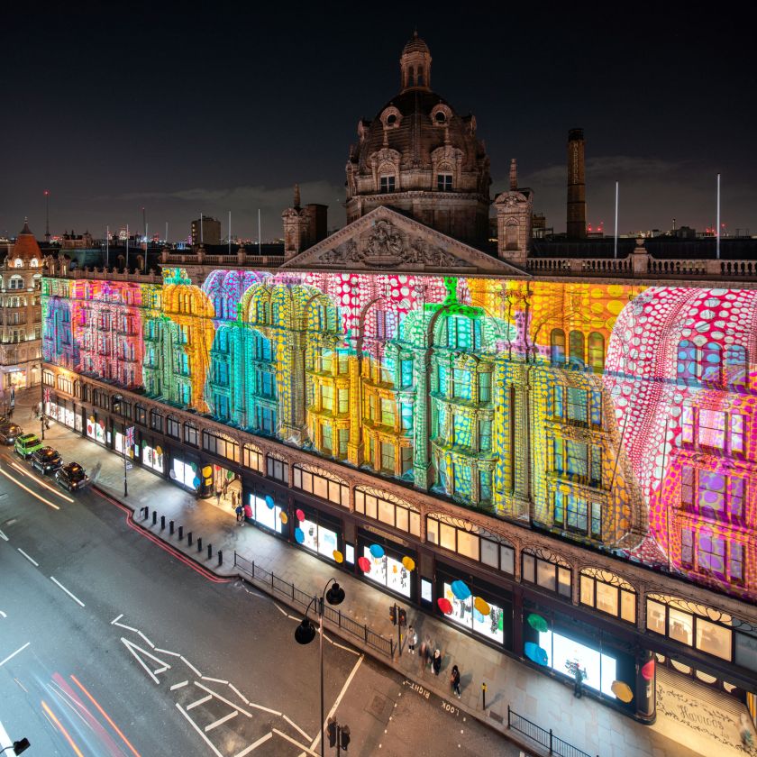 Yayoi Kusama turns Harrods into a canvas for new Louis Vuitton collaboration