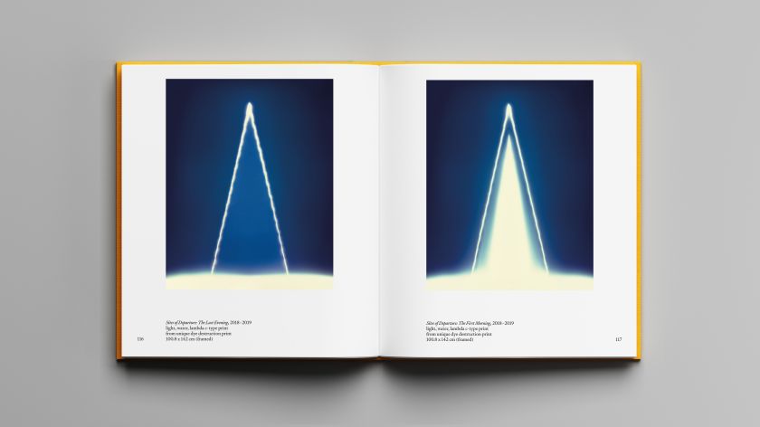 Hingston Studio's designs for Garry Fabian Miller, the 'camera-less' fine art photographer