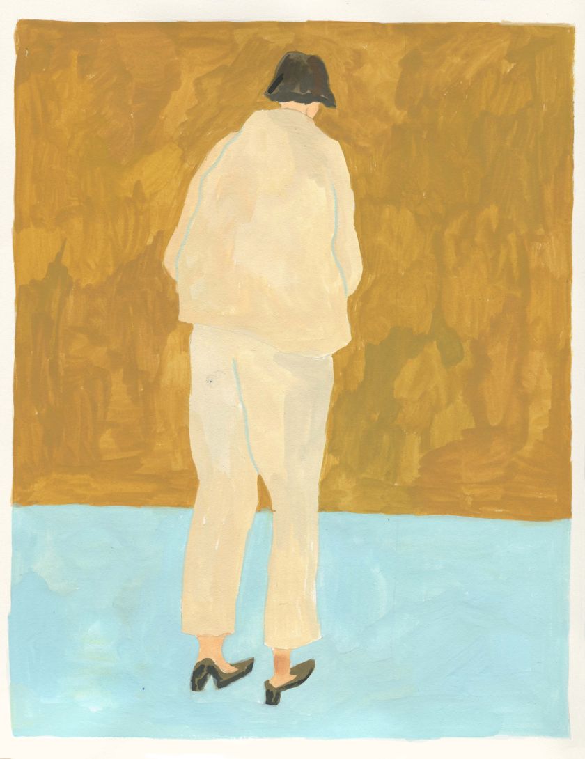 Dror Cohen's paintings use simple forms and bold colours to create a poetic sense of space