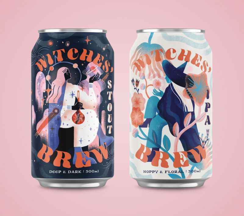 Witches' Brew comes to life with delightful fictional beer designed by