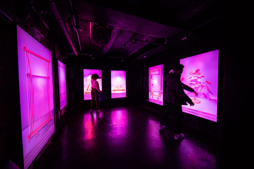 Immersive art experience Magentaverse casts new light on Pantone's Color of the Year