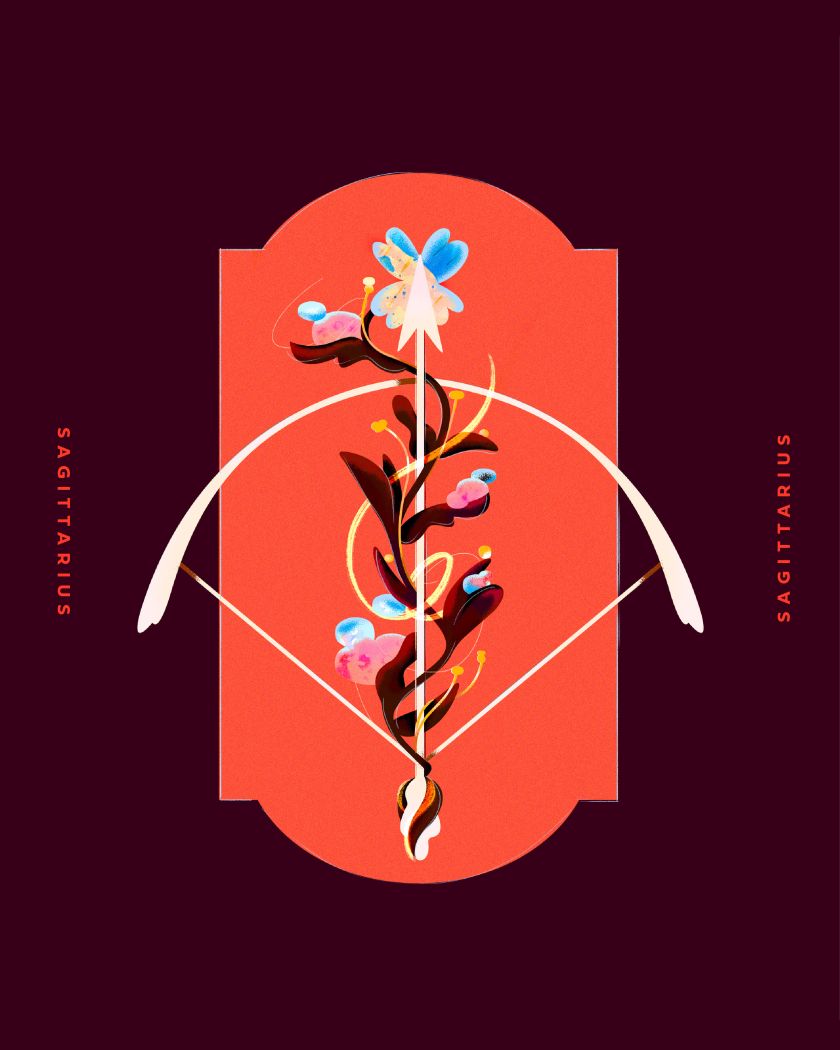 Erin Ruane explores the characters of the Zodiac in her beautifully designed illustrations