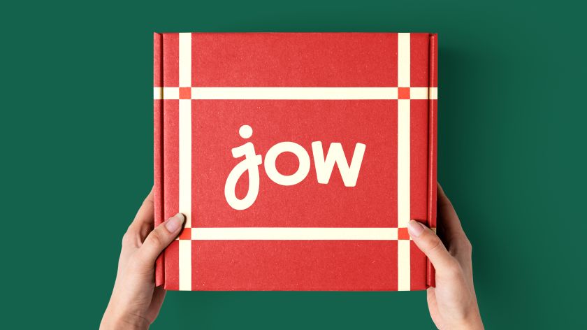 Vintage tablecloths inspired &Walsh's rebrand of French food app, JOW