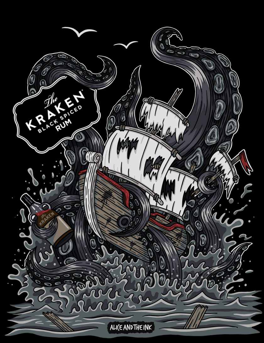 Illustration for Kraken Rum