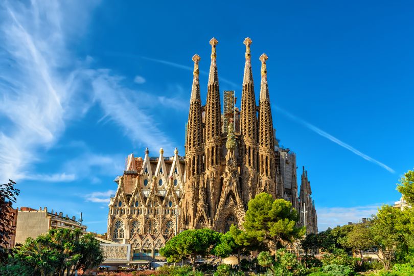 Sagrada Familia, Barcelona. Image licensed via Adobe Stock